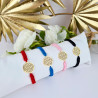 Makramee-Armband Blume des Lebens