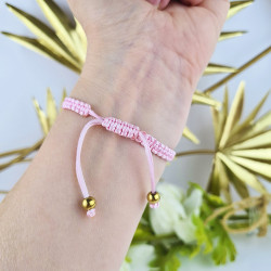 Makramee-Armband Blume des Lebens