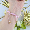 Makramee-Armband Blume des Lebens