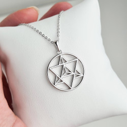 Merkaba Anhänger Silber