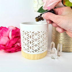 Duftlampe Blume des Lebens