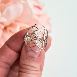 Anello Seme della Vita regolabile