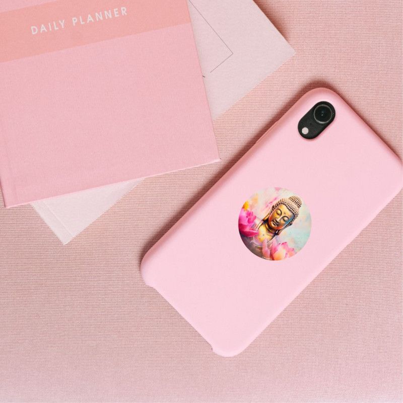 Pegatina Buda con loto