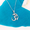 Silver Om pendant