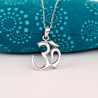 Silver Om pendant