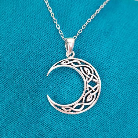Mond Anhänger Silber