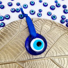Round Turkish blue evil eye
