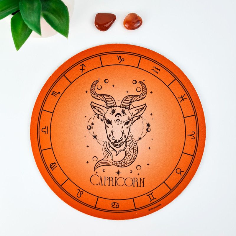 Capricorn zodiac sign mouse pad