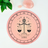Libra zodiac sign mouse pad
