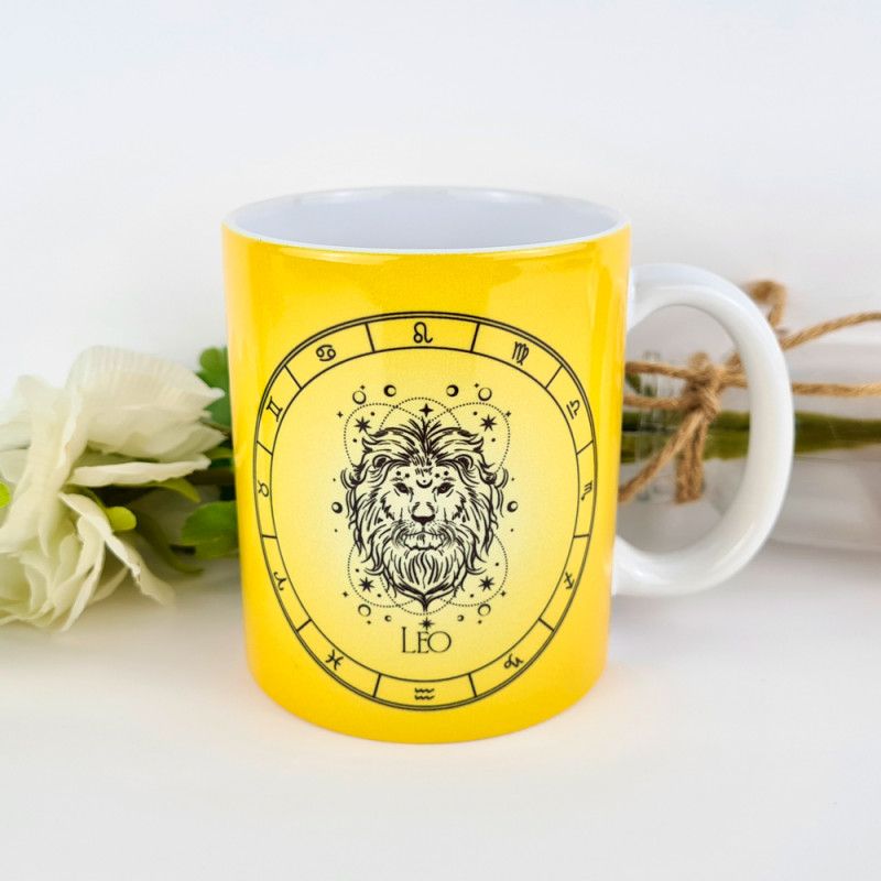 Tazza segno zodiacale Leone