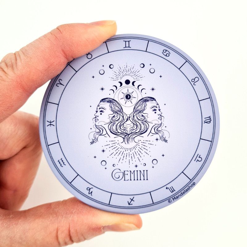 Gemini zodiac sign magnet