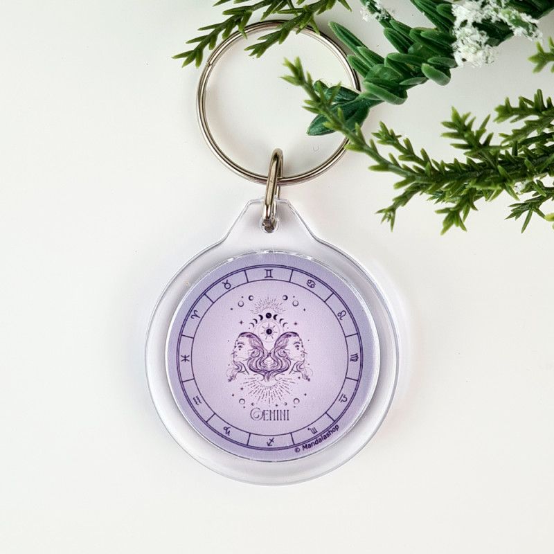 Portachiavi segno zodiacale Gemelli