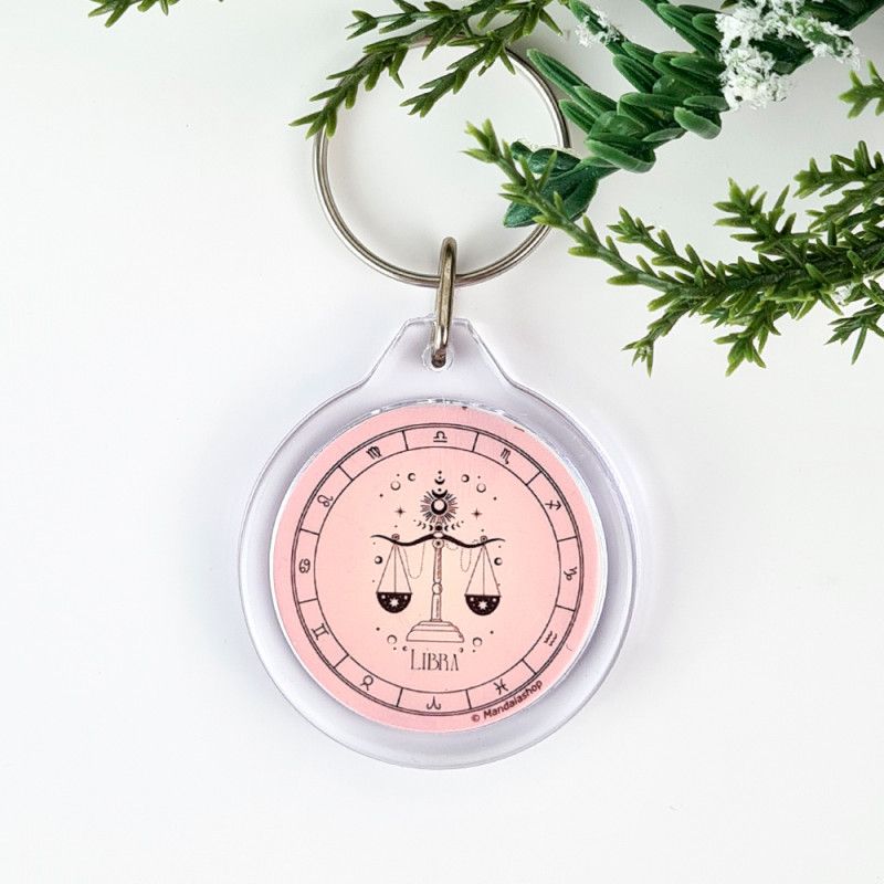 Schlüsselanhänger Sternzeichen Waage