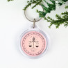 Libra zodiac sign Keychain