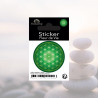 Green Flower of Life sticker