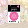 Pink Flower of Life sticker