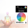 Sticker adsivo Fiore della Vita 7 chakra