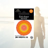 Mandala sticker of strong will