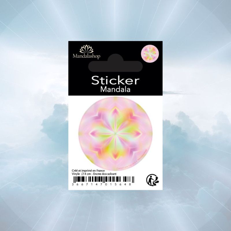 Aufkleber Mandala Spirituelle Verbindung