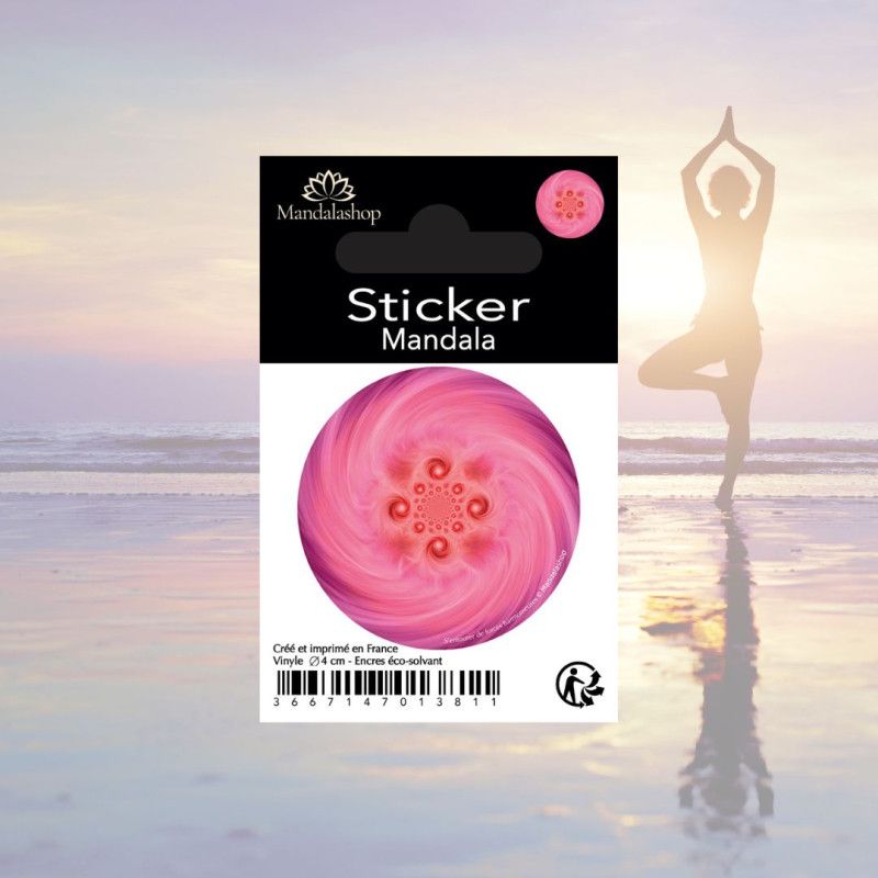 Mandala sticker of harmonious forces