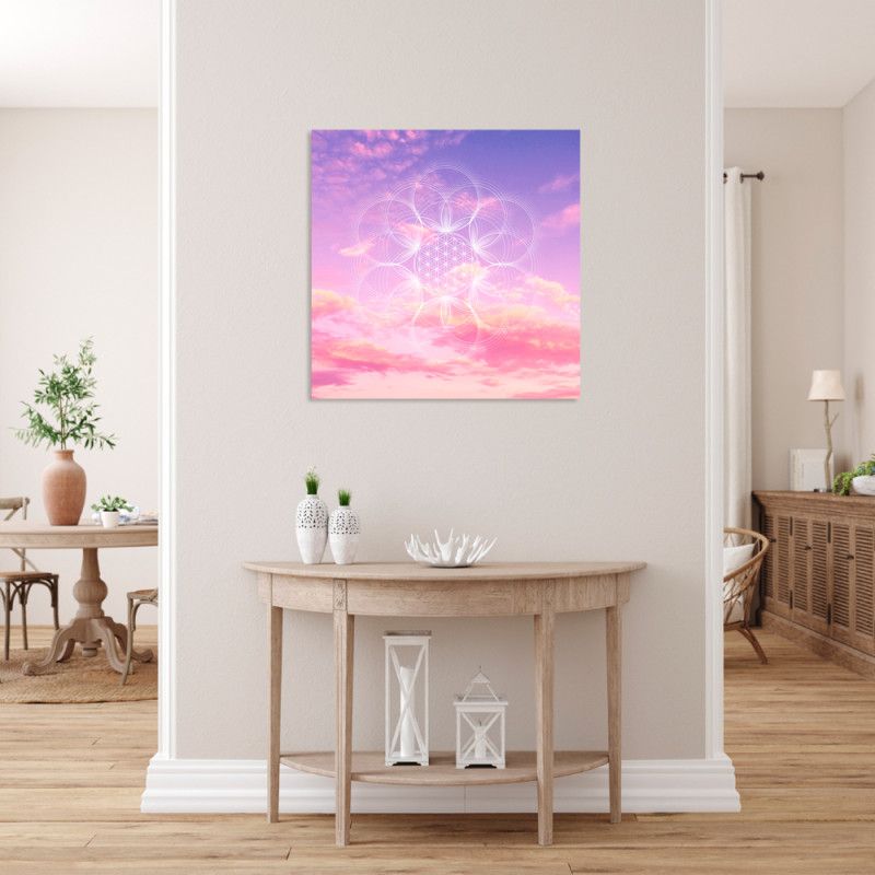 Bild Blume des Lebens Rosa