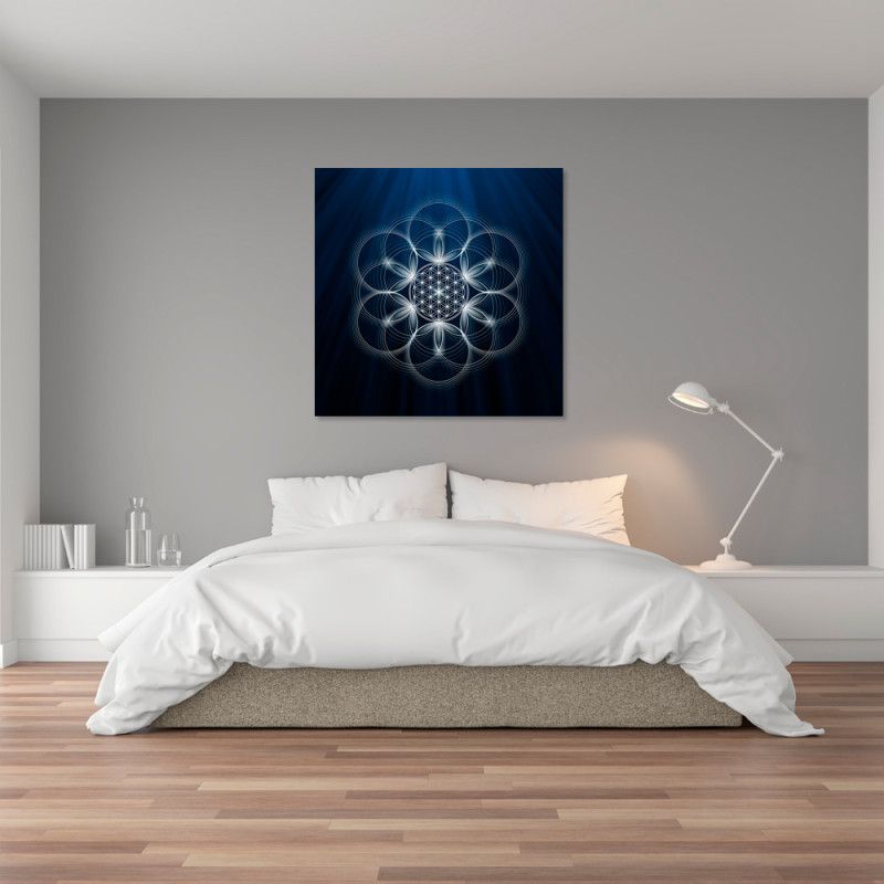 Tableau Fleur de Vie Nymphaea