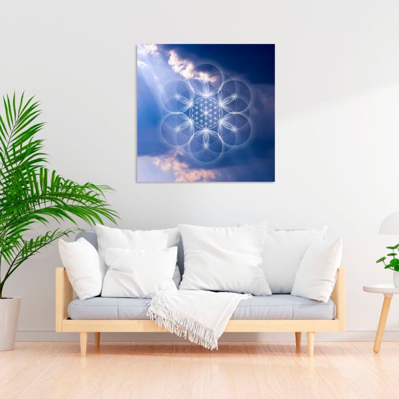 Tableau Fleur de Vie Lumen