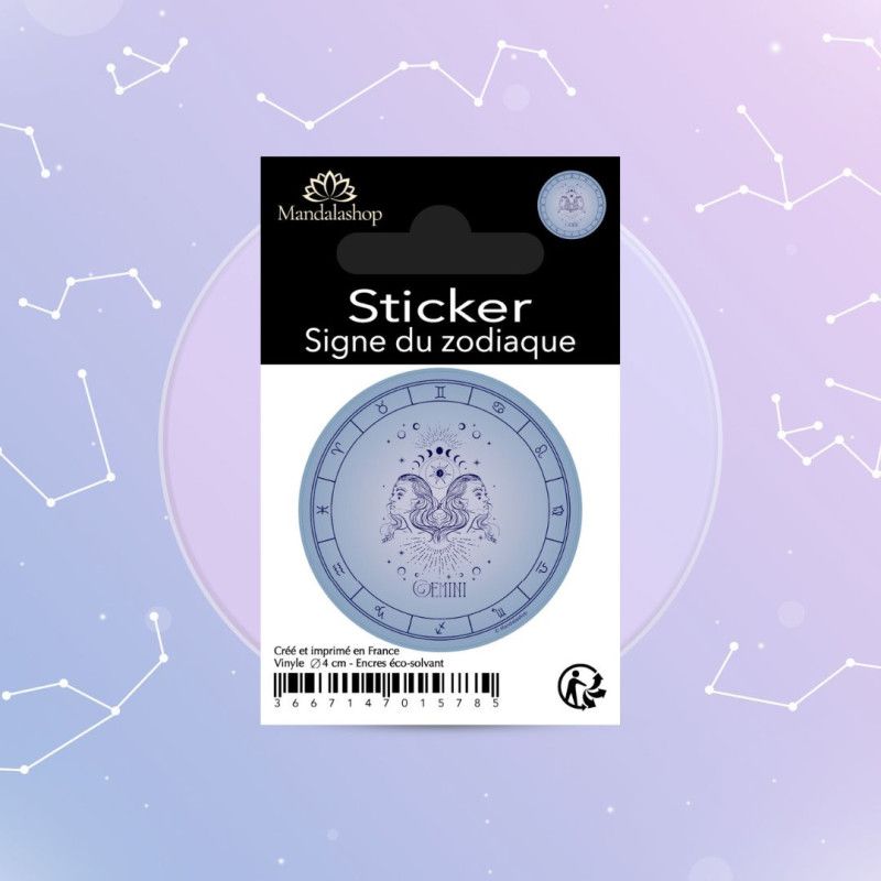 Adesivo segno zodiacale Gemelli