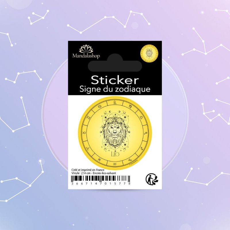 Adesivo segno zodiacale Leone