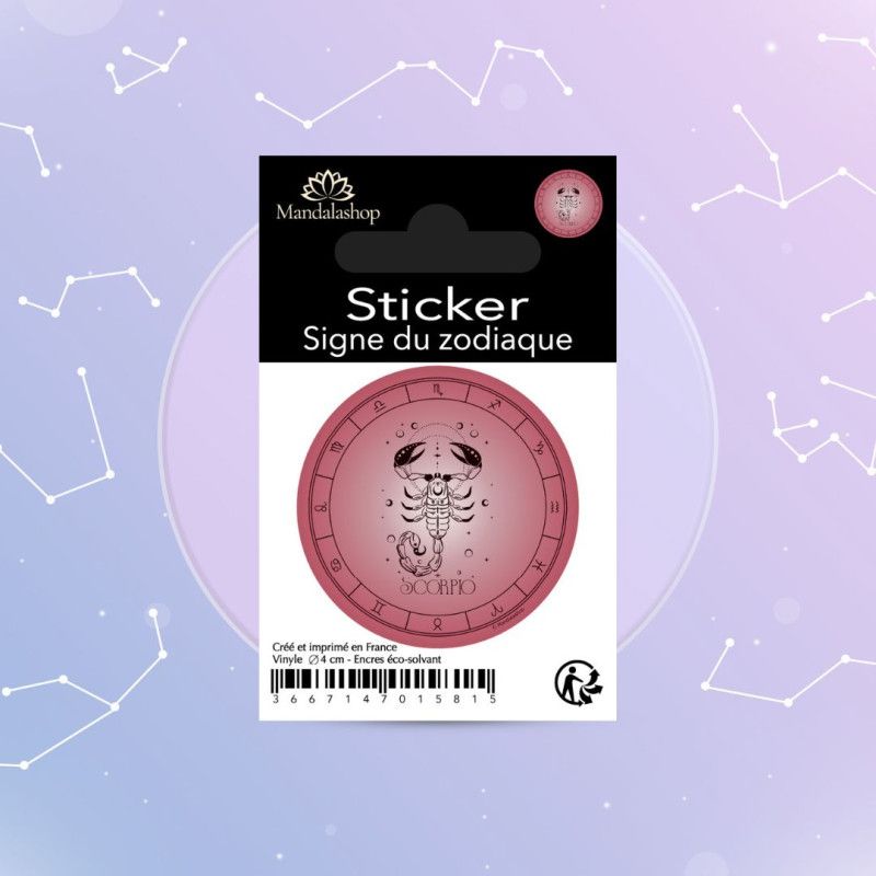 Adesivo segno zodiacale Scorpione