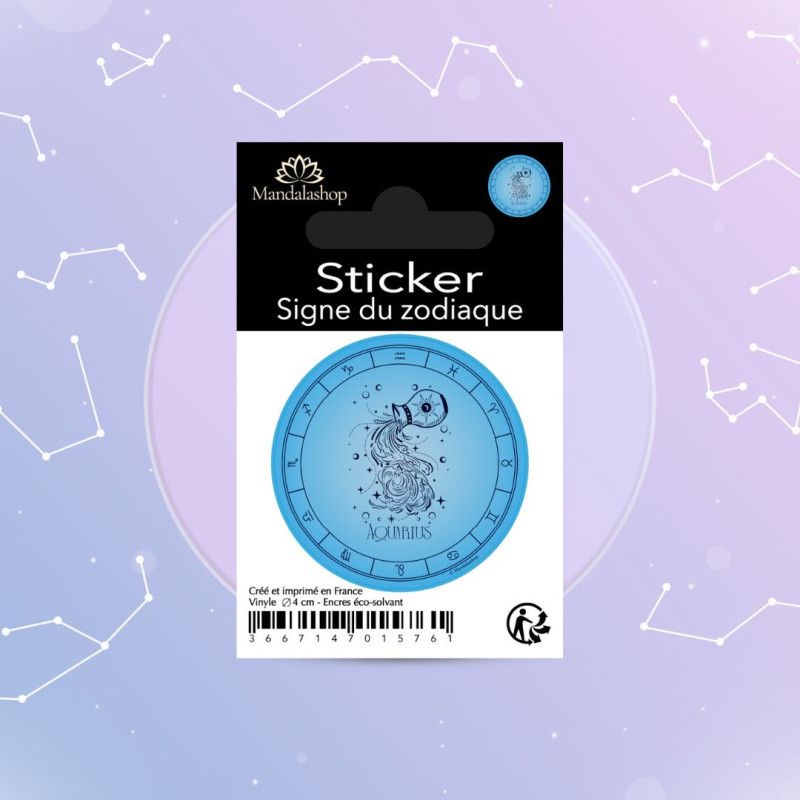 Adesivo segno zodiacale Acquario