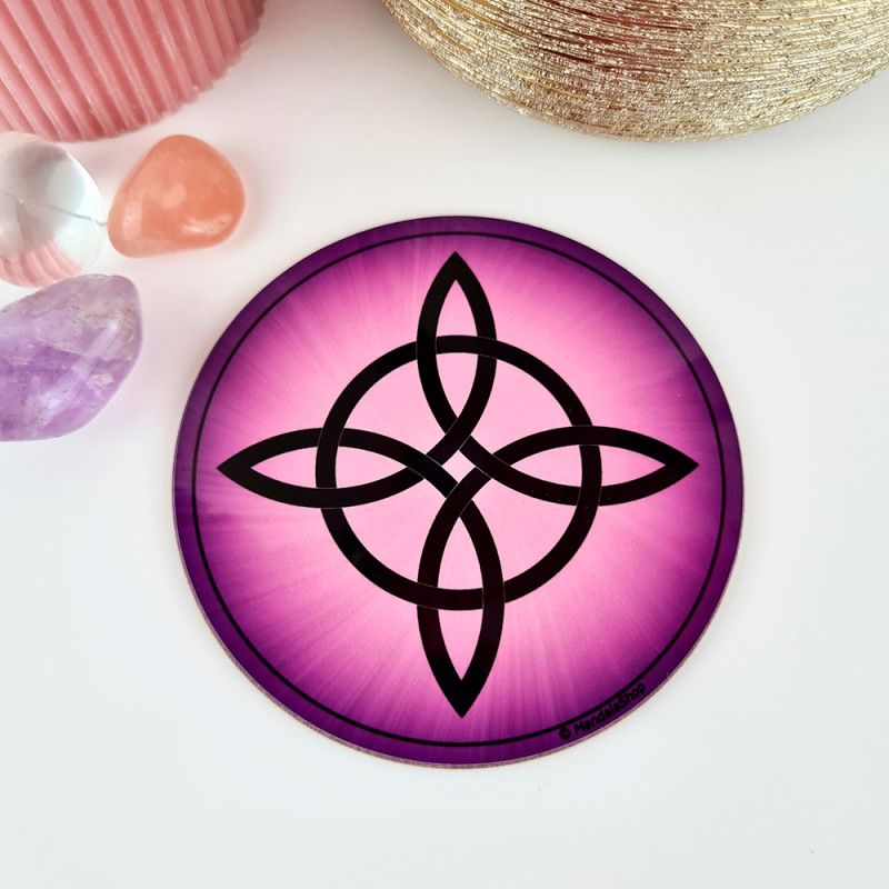 Disco armonizzante Nodo della Strega viola