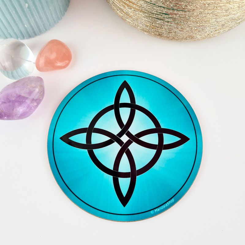 Harmonisierungsdisk Hexenknoten Blau