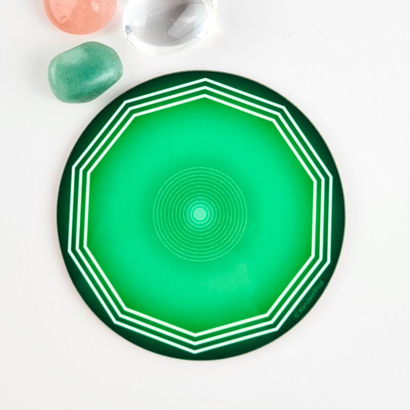Disco armonizador Triple Decágono verde