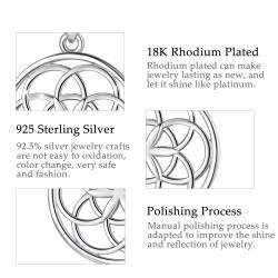 Samen des Lebens Anhänger Silber