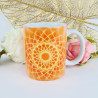 Mug Mandala du bonheur qui naît de l’intelligence inspirée