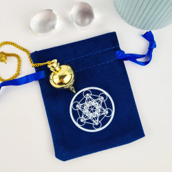 Samtbeutel für Pendel Metatron-Würfel