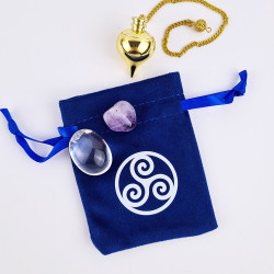 Positive Triskelion pendulum pouch