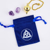 Samtbeutel für Pendel Triquetra