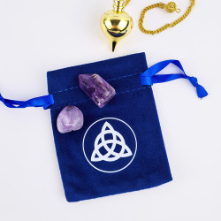 Samtbeutel für Pendel Triquetra