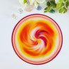 Tapis de souris rond Mandala de l'enthousiasme