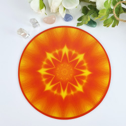 Round mouse pad Mandala of creative power