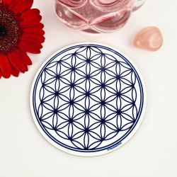 Harmonising disk White Flower of Life