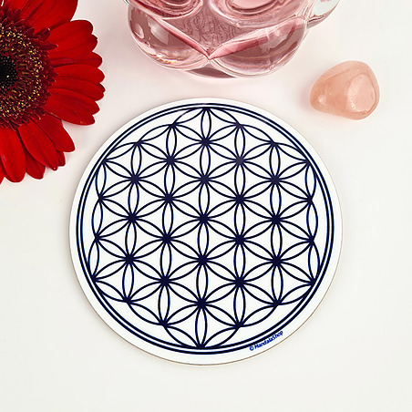 Harmonising disk White Flower of Life