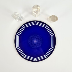 Harmonisierungsdisk Dreifache Dekagon Indigo