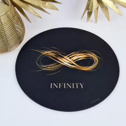 Tapis de souris Infinity noir