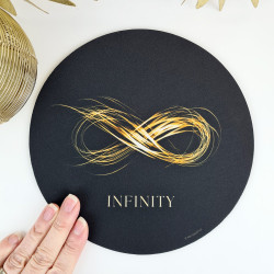 Tapis de souris Infinity noir