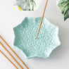 Porte encens Mandala turquoise