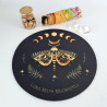 Tapis de souris Papillon lune doré