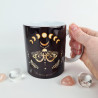 Taza Mariposa Luna dorada